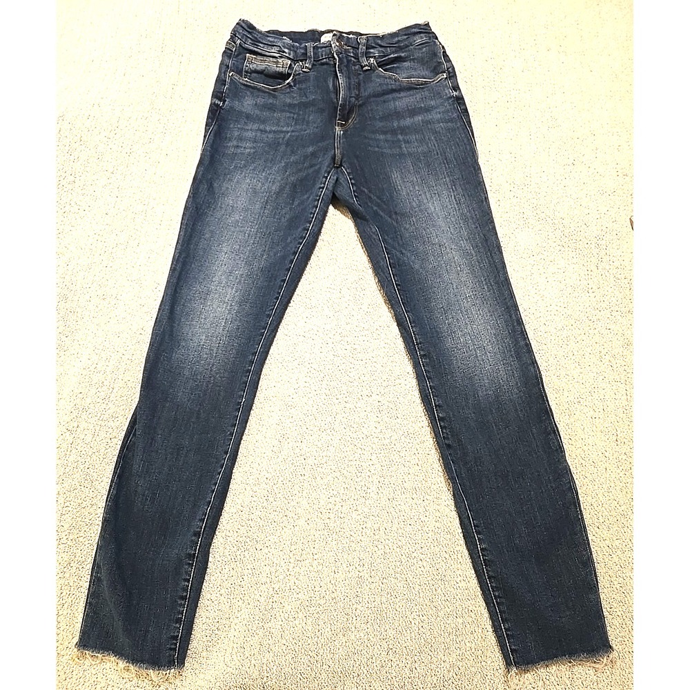 Good American Women's 4/27 Dark Wash Good Legs Stretch Denim Jeans - Picture 2 of 13